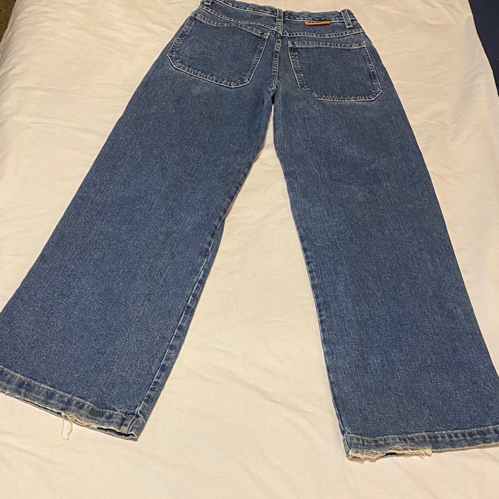 Vintage 1990 JNCO 1031 Girlie Stuff Jeans 22” bottom opening Size 7 - Picture 10 of 17